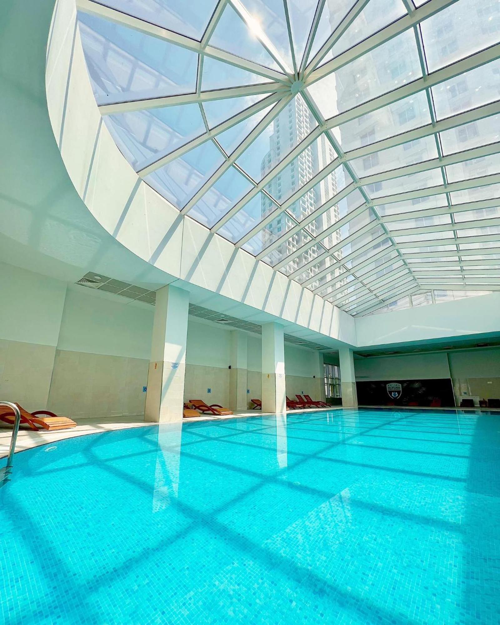 Skopje Sky City 19Th Floor Twin & 12Th Floor & 25Th & 33 Floor Apartments & With Pool & Spa & Gym & Parking Included In Price ภายนอก รูปภาพ